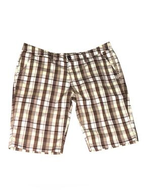 ELEMENT Plaid Casual Skate Style Shorts